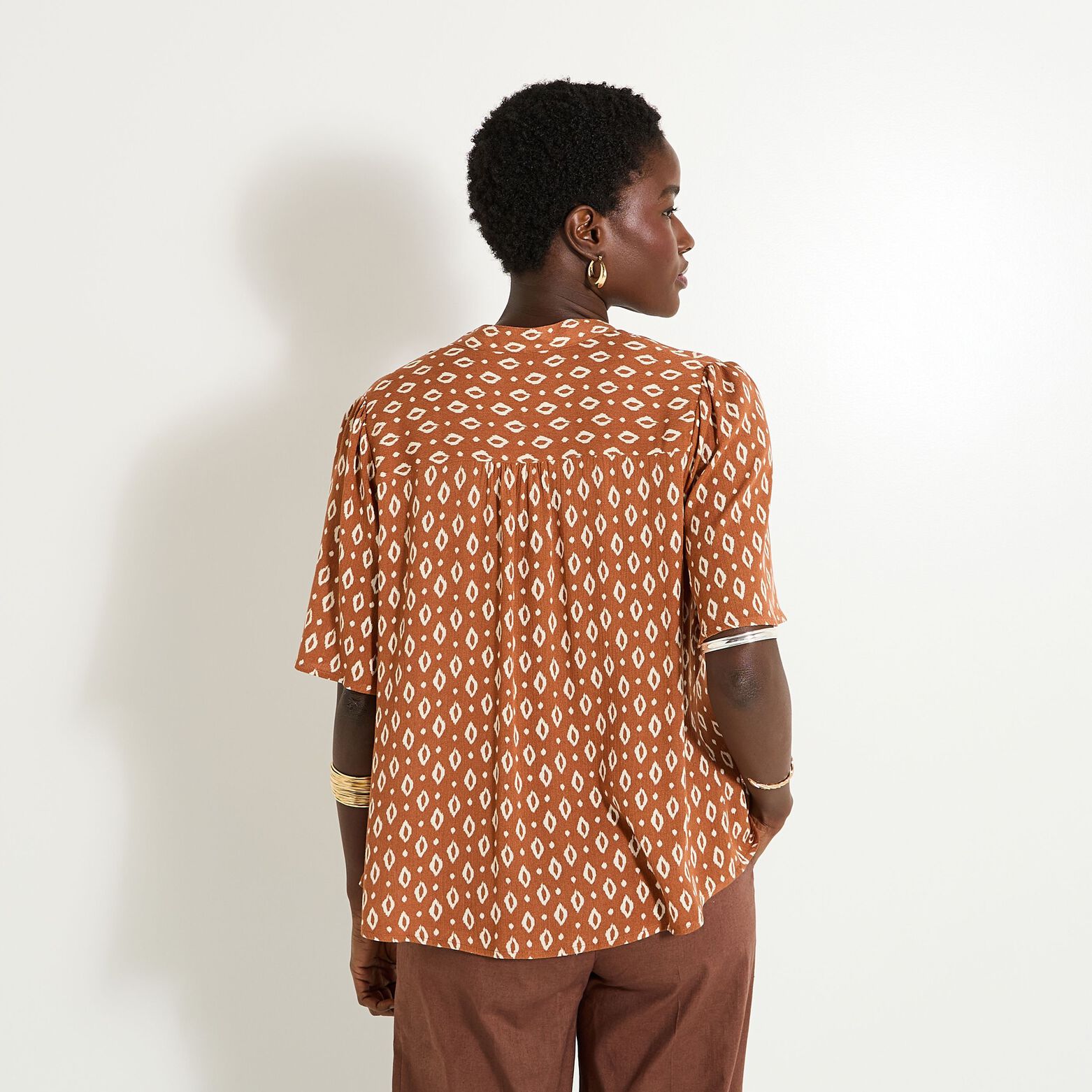 Blouse imprimée femme