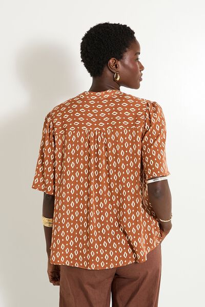 Blouse imprimée femme