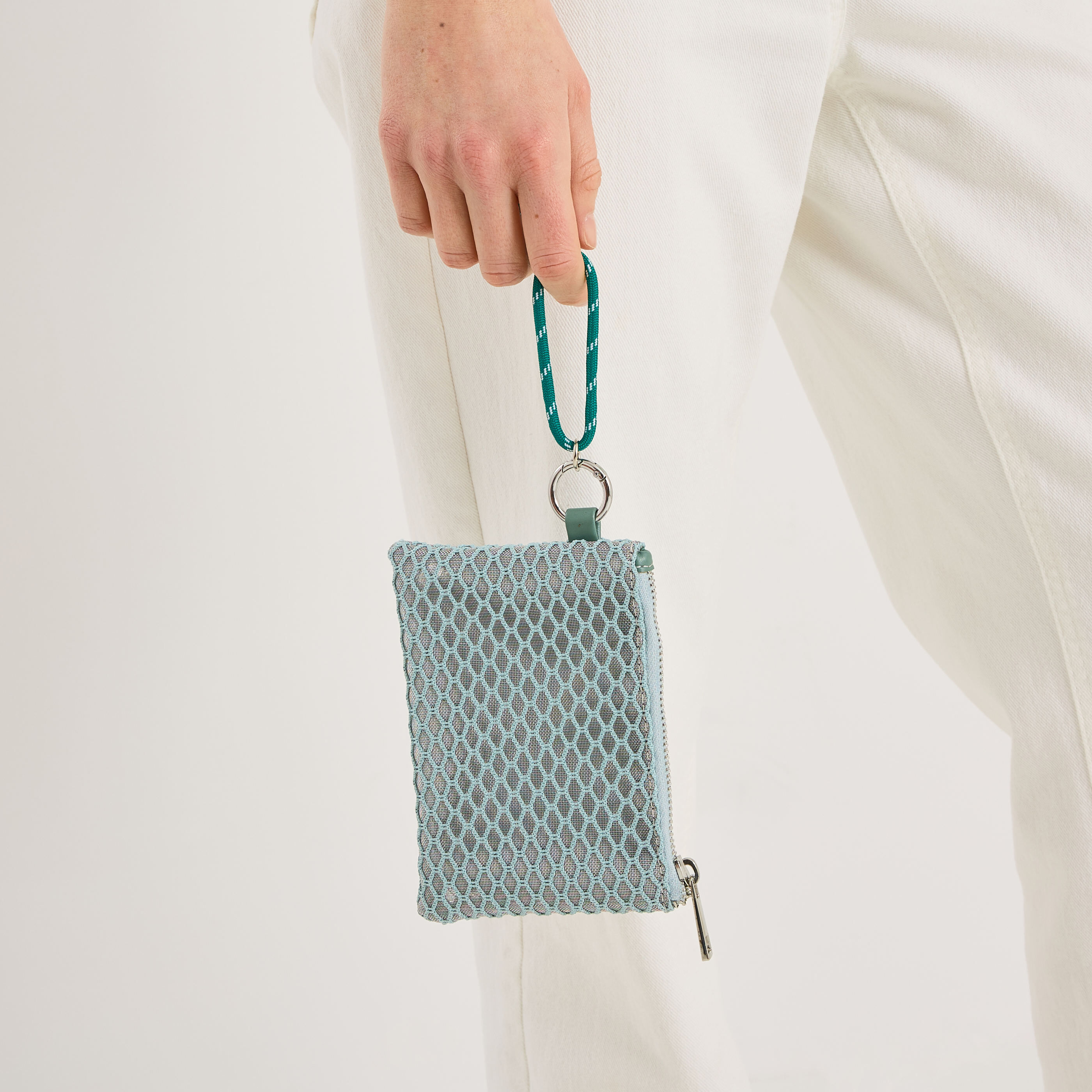 Porte-monnaie filet doubl&eacute; femme