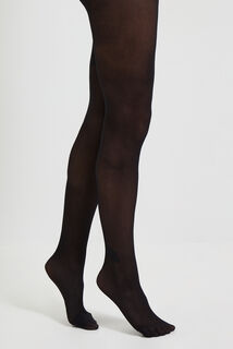 Collant semi opaque chevrons femme