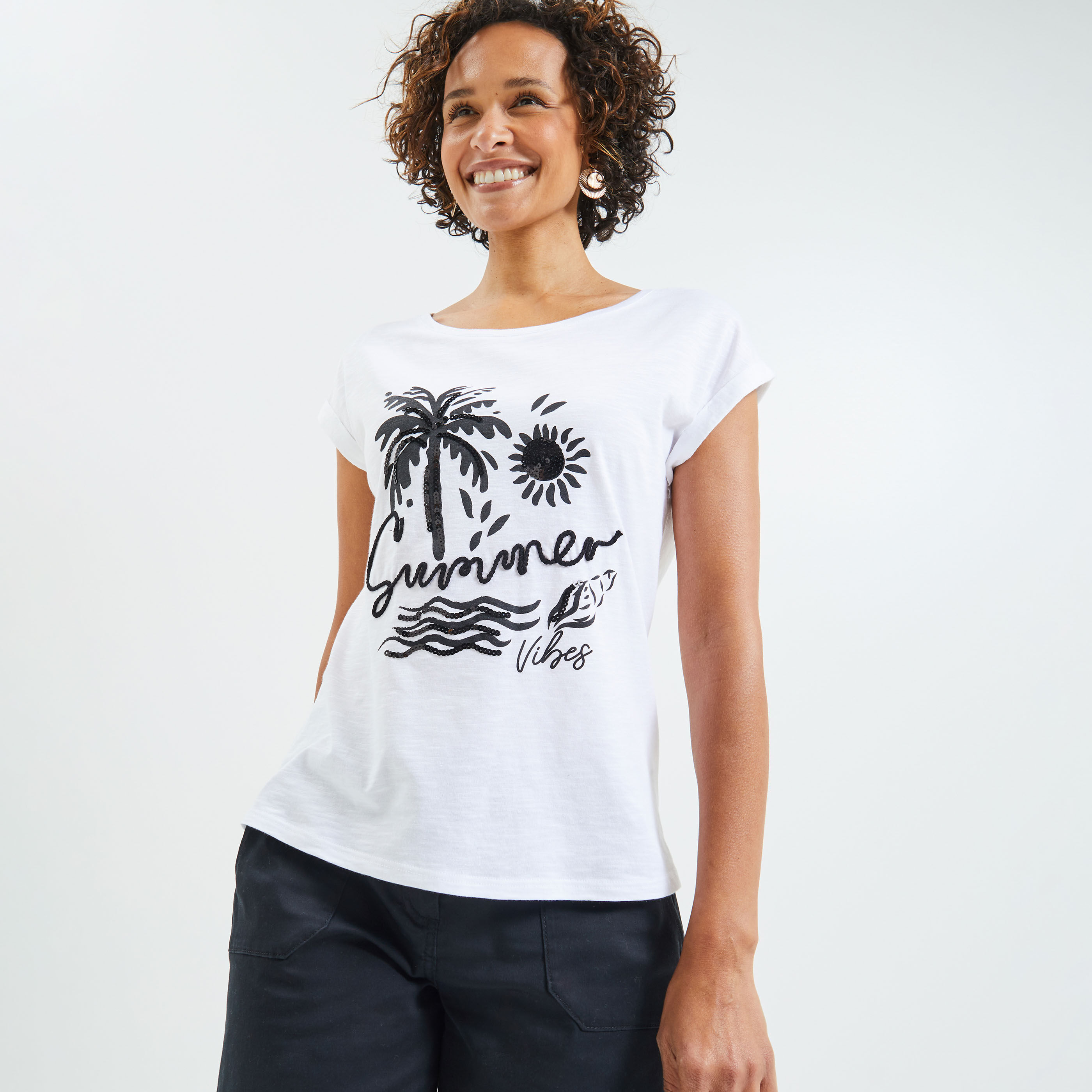 Chemise Femme Imprimé Vichy - Grain De Malice - Manches Longues Avec Volants - Coupe Classique