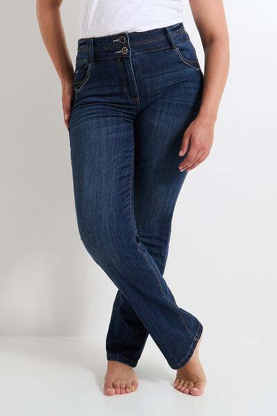 Jean droit taille haute ROME femme