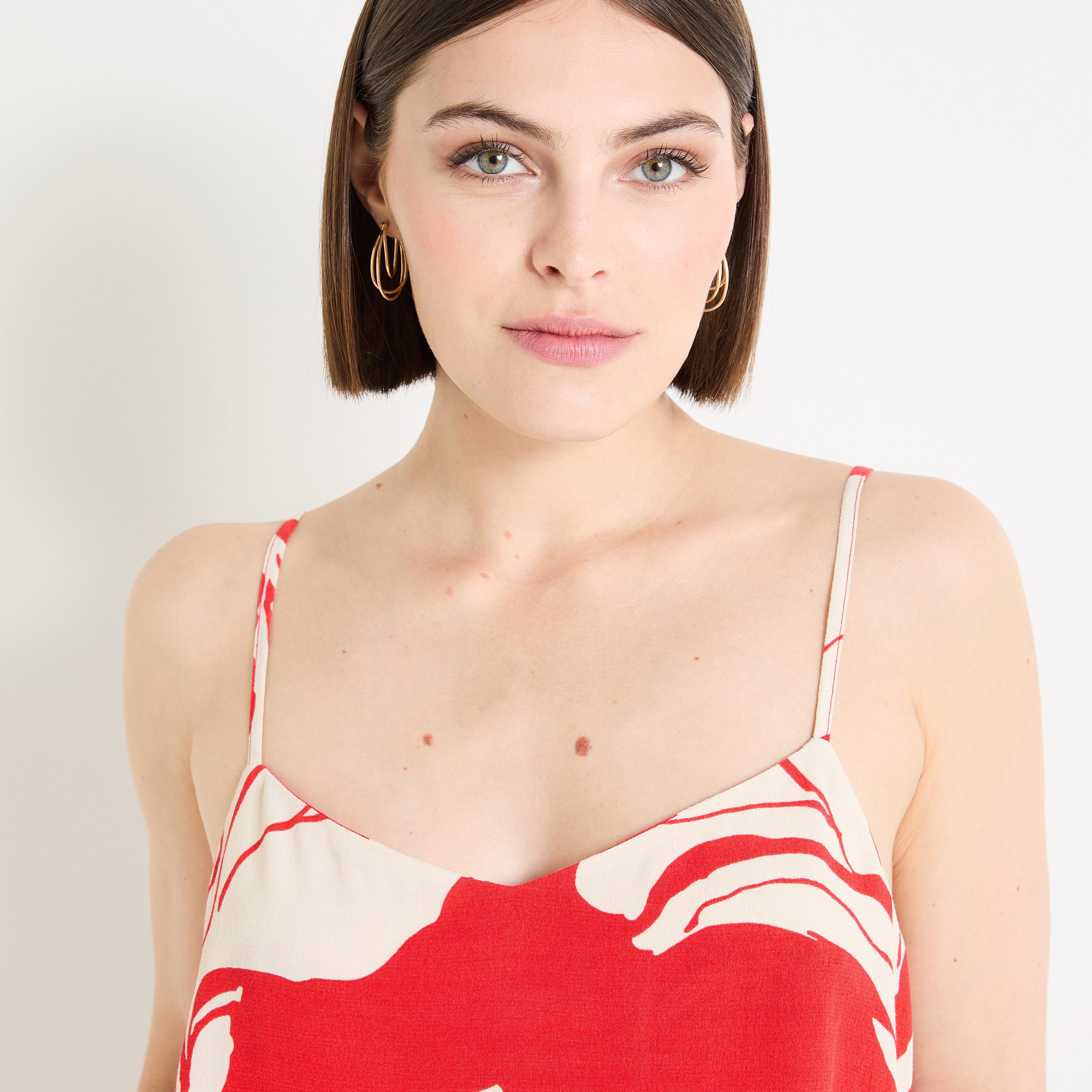 D&eacute;bardeur imprim&eacute; femme