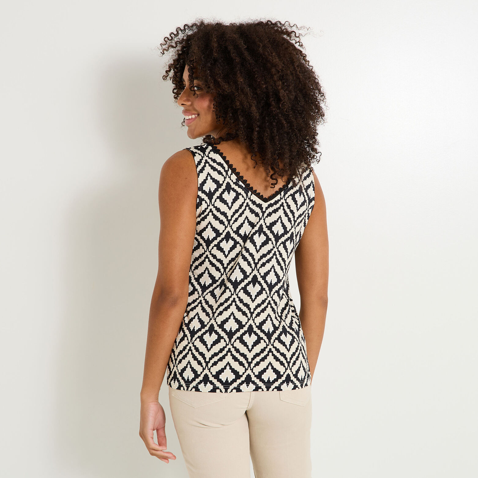 Débardeur maille fuide femme