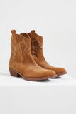 Bottines en cuir femme
