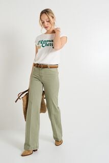 T-shirt col rond femme