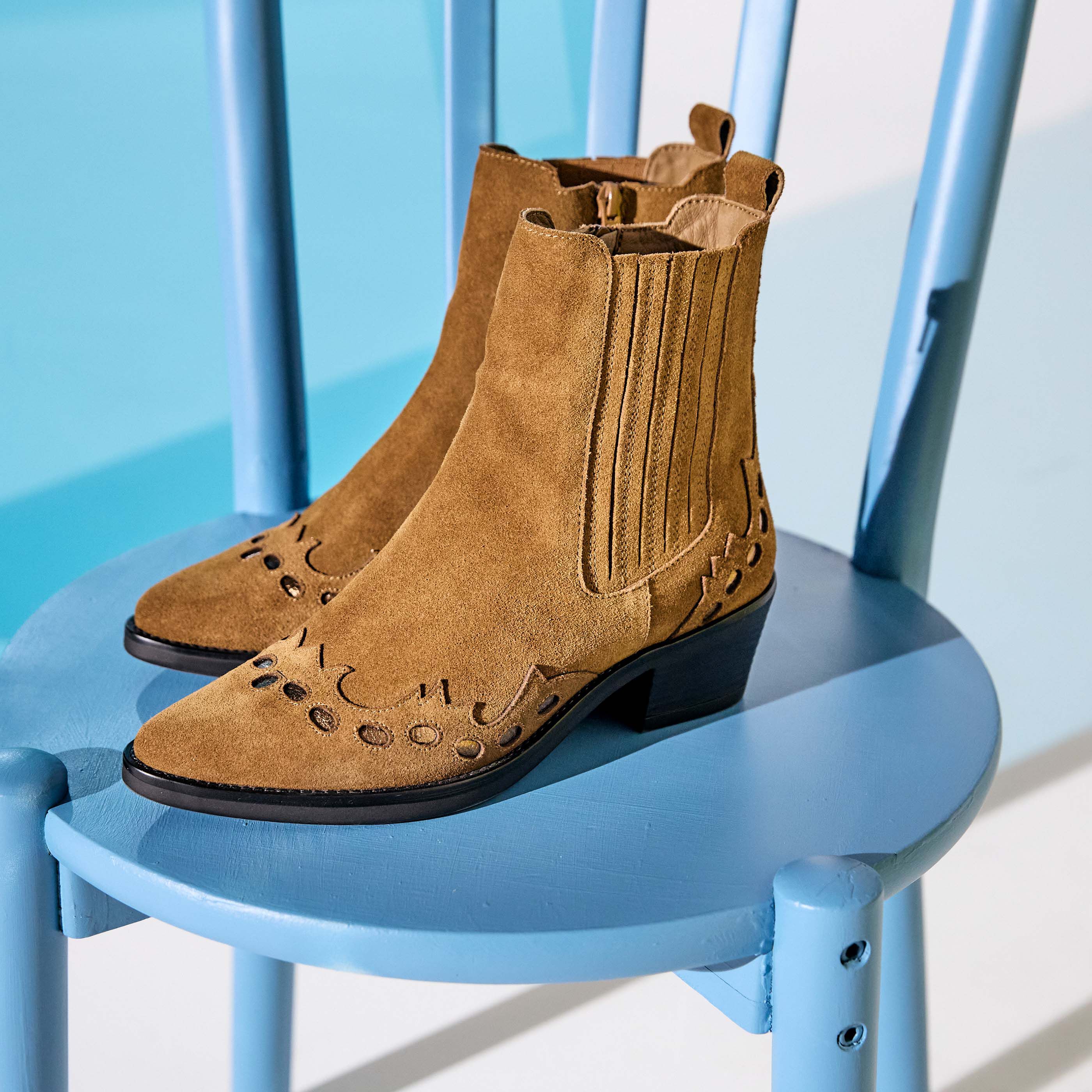 Bottines western femme