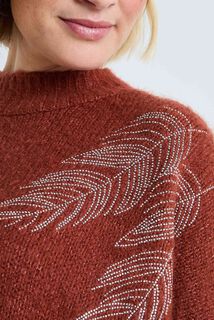Pull col rond femme