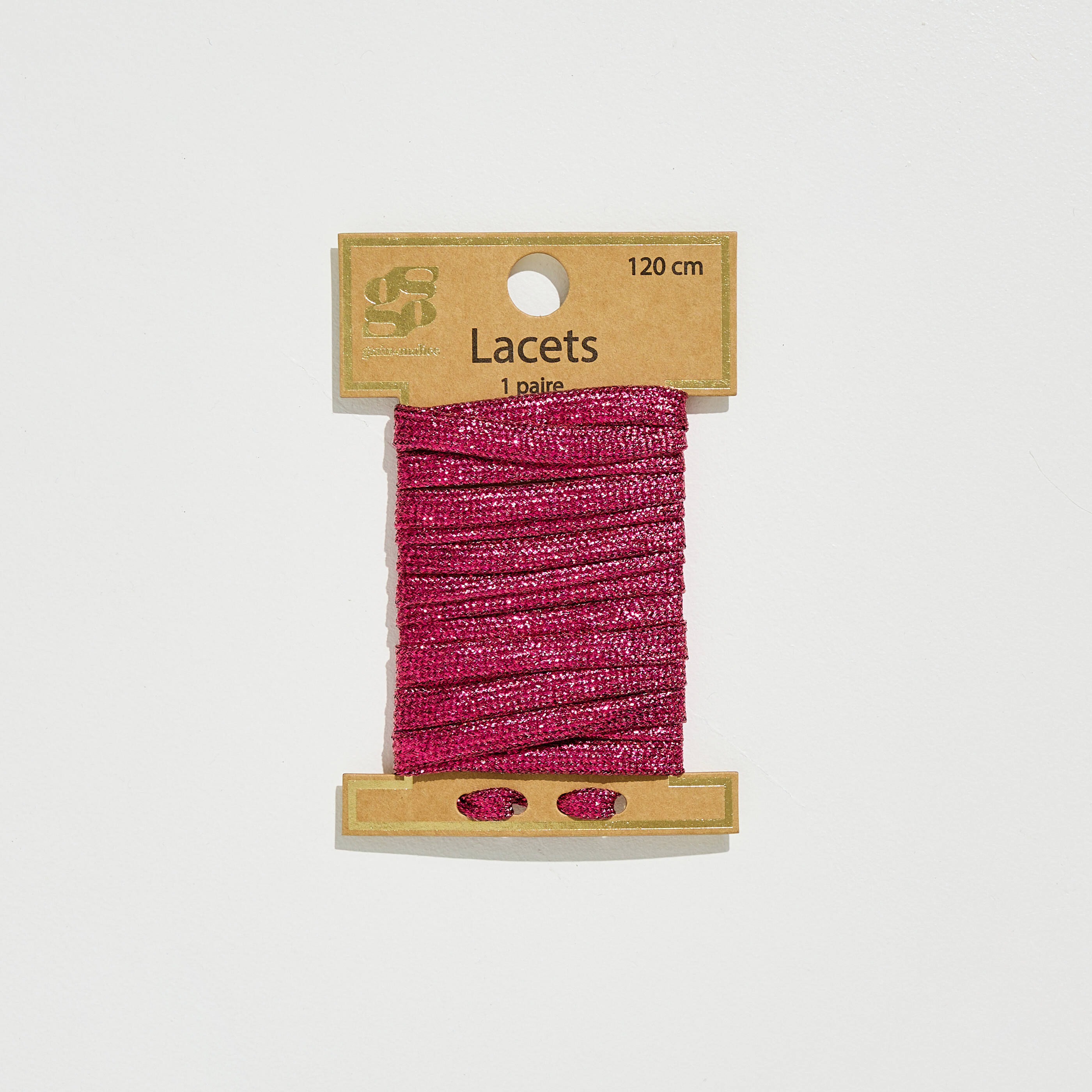Paire de lacets brillants femme