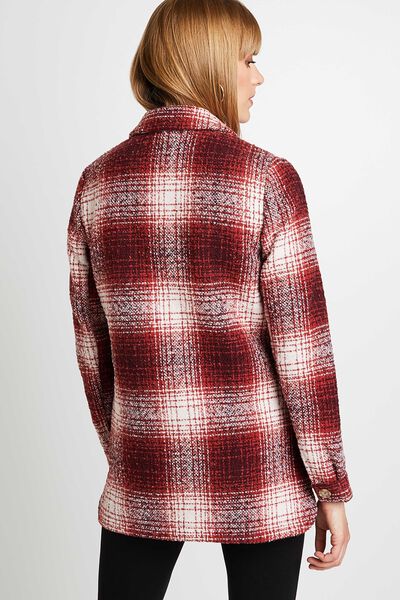 Surchemise à carreaux femme