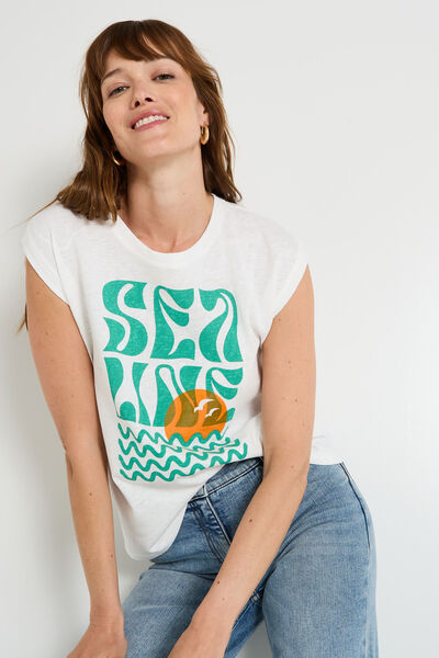 T-shirt imprimé femme