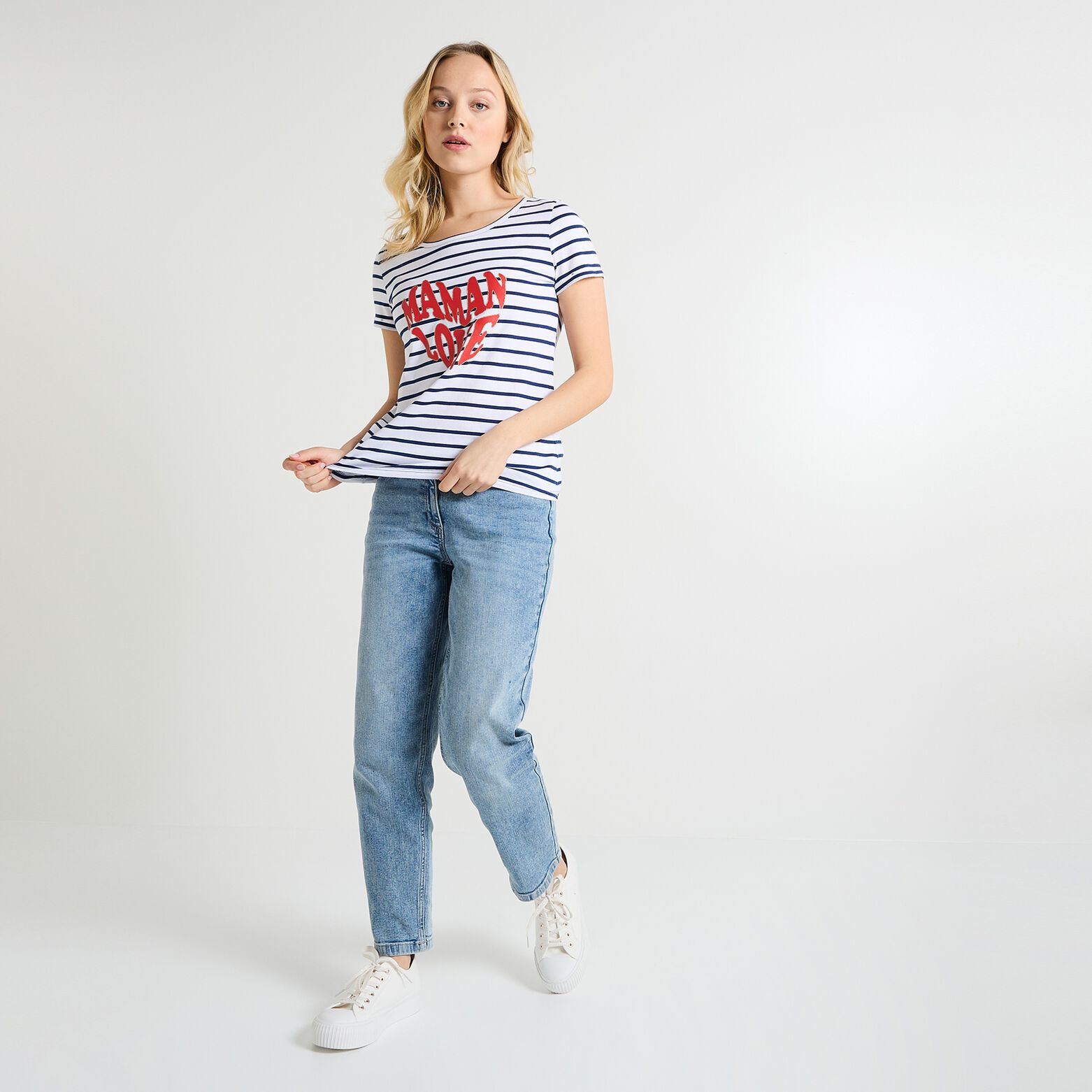 T-shirt à rayures femme