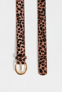 Ceinture léopard femme