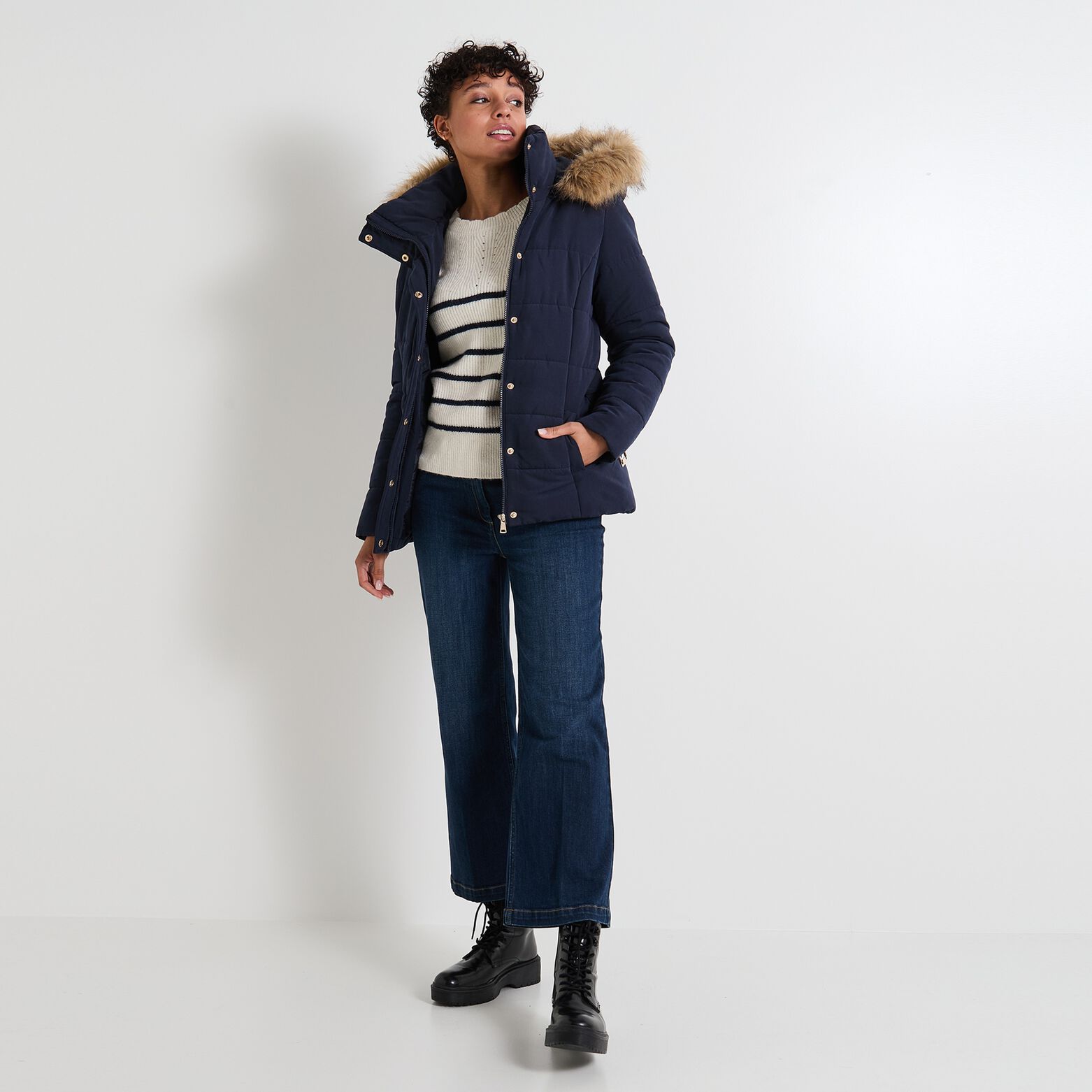 Manteau matelassé femme