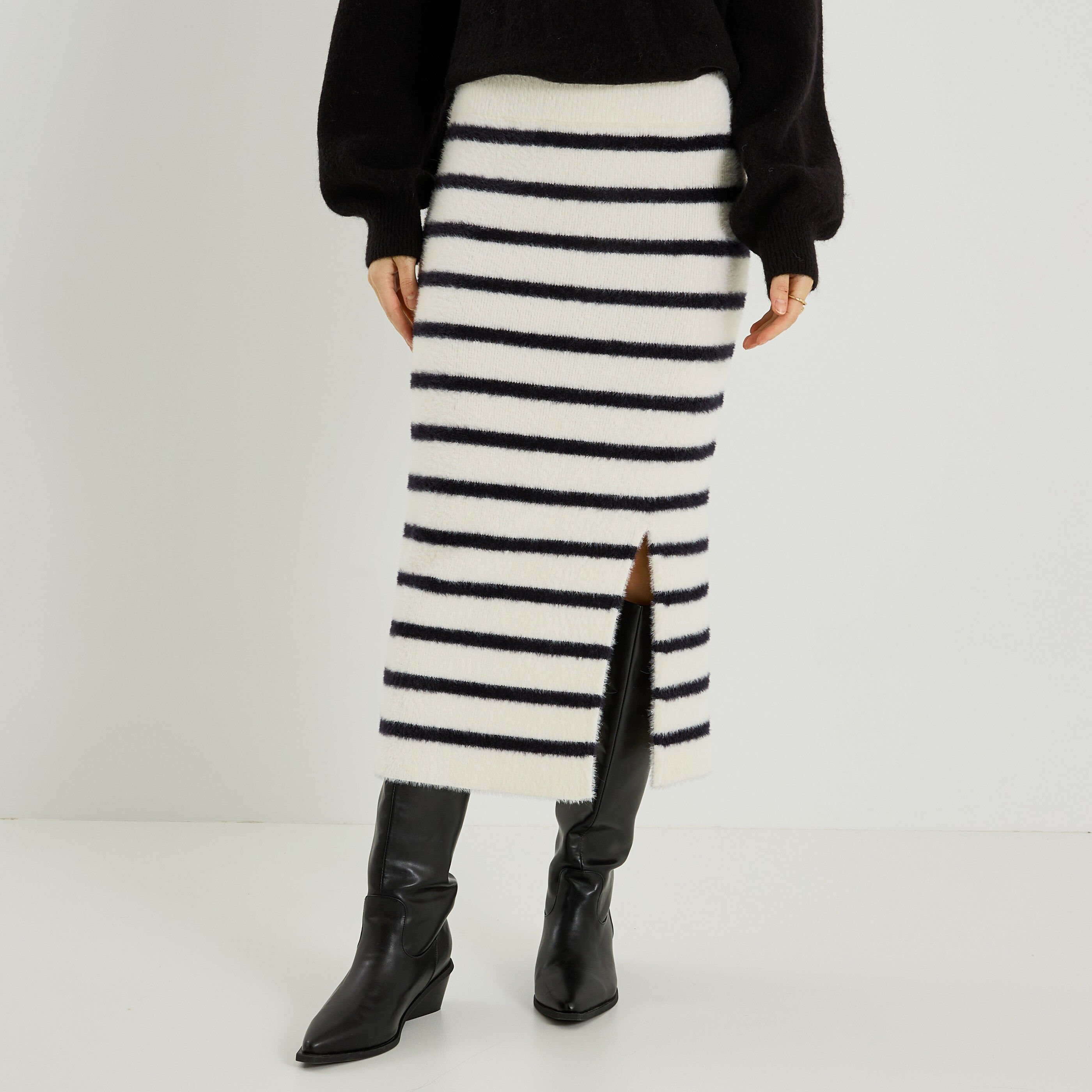 Jupe tube flufy femme