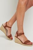 Sandales tressées femme
