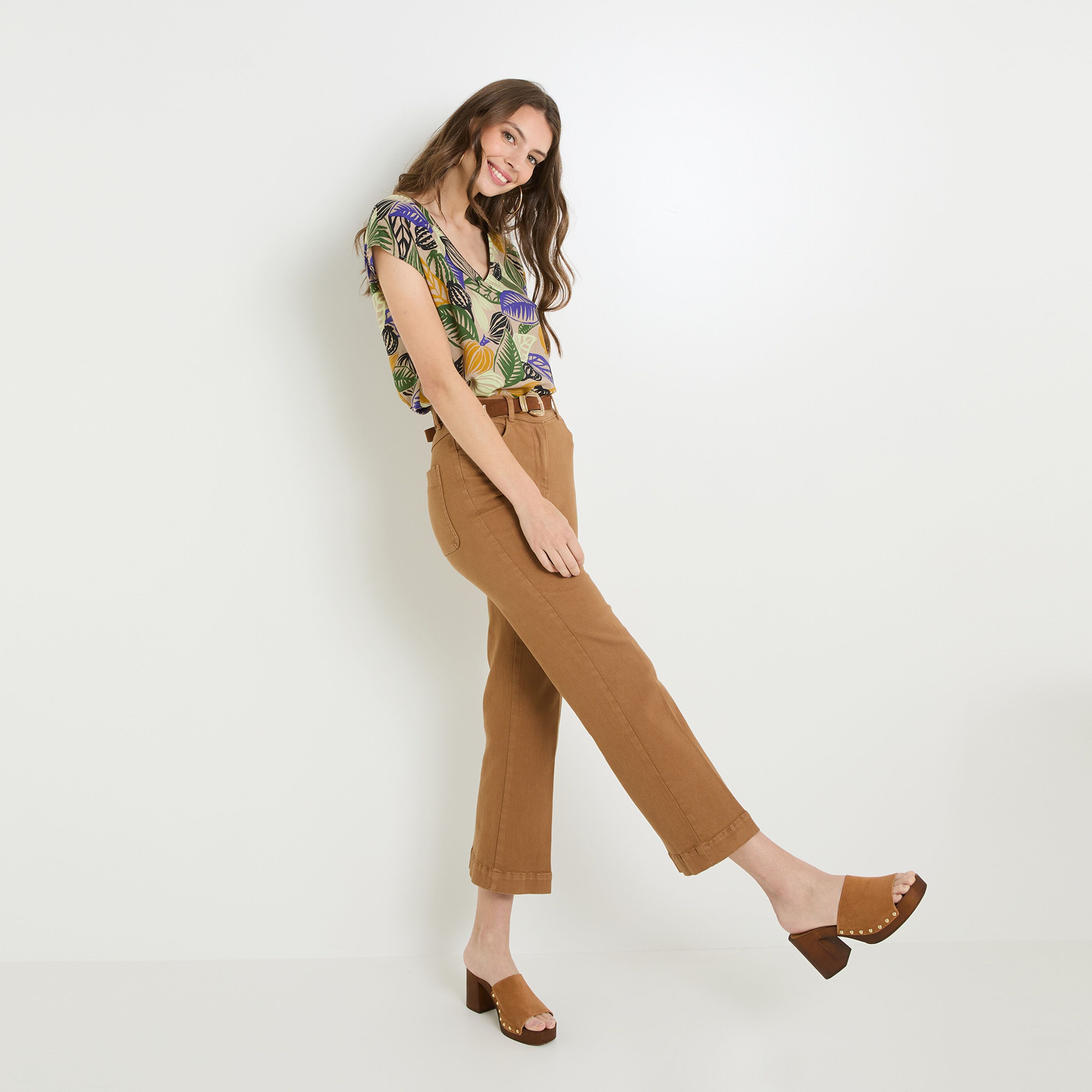 Blouse manches courtes femme