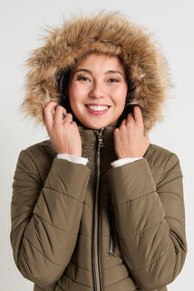 Doudoune mi-longue femme