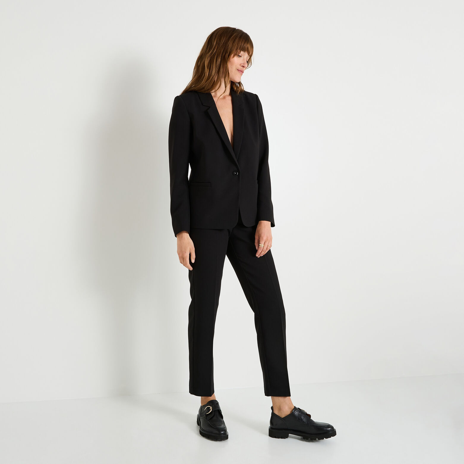 pantalon cigarette Taille 42 Femme Pantalon Pantalon Cigarette Vert Olive Femme Vibs Pantalon Cigarette Pantalon Femme Taille