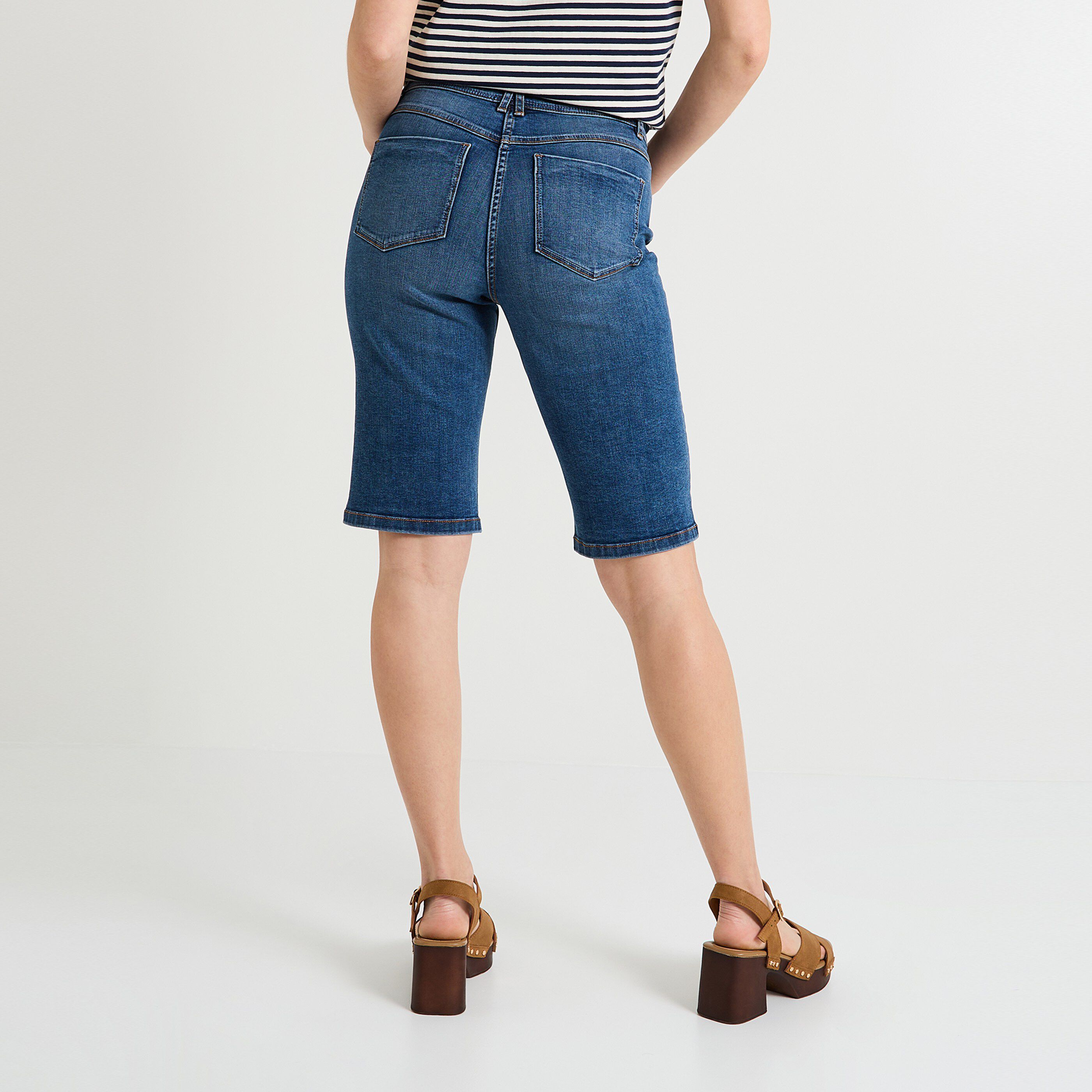 Bermuda en jean femme