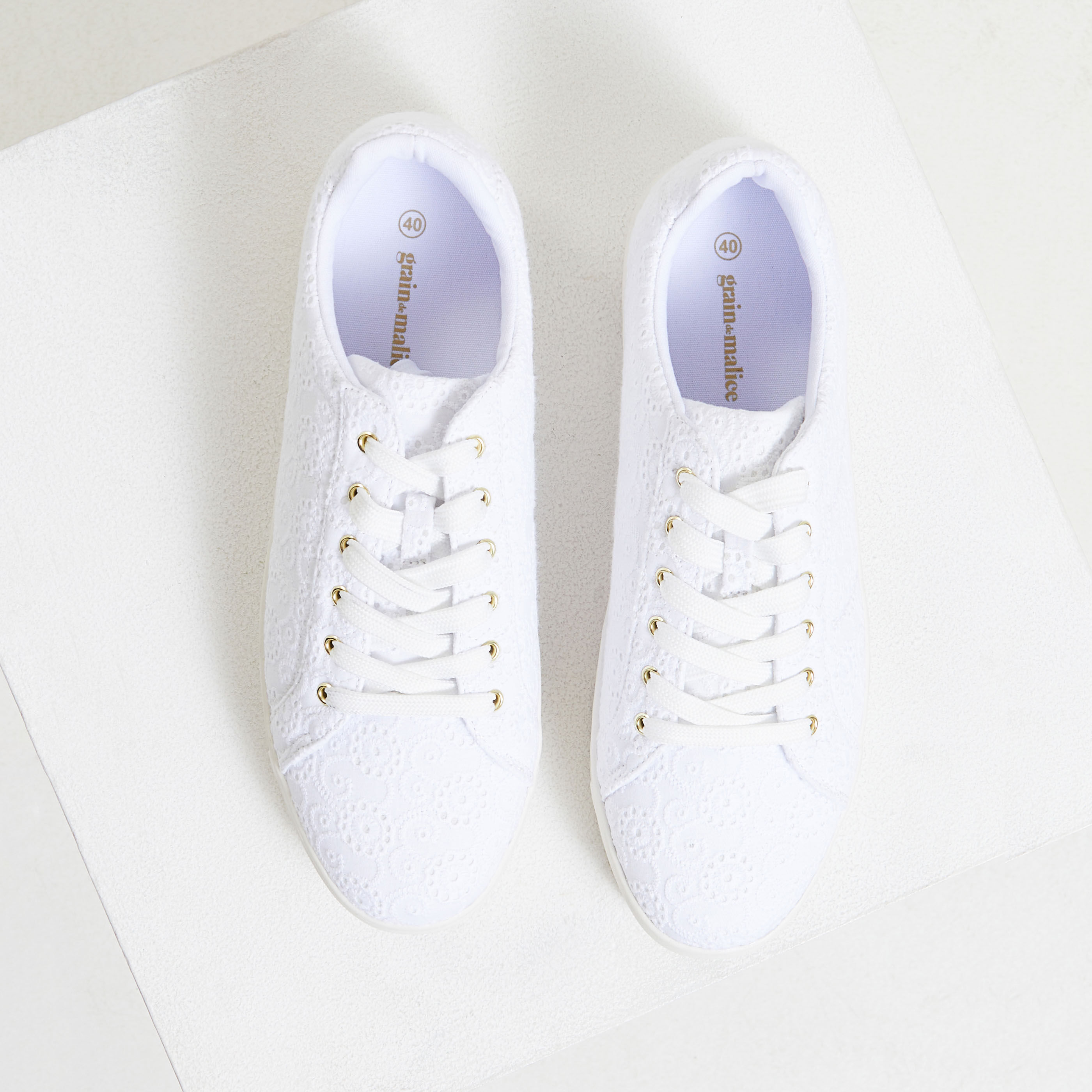 Basket en toile femme