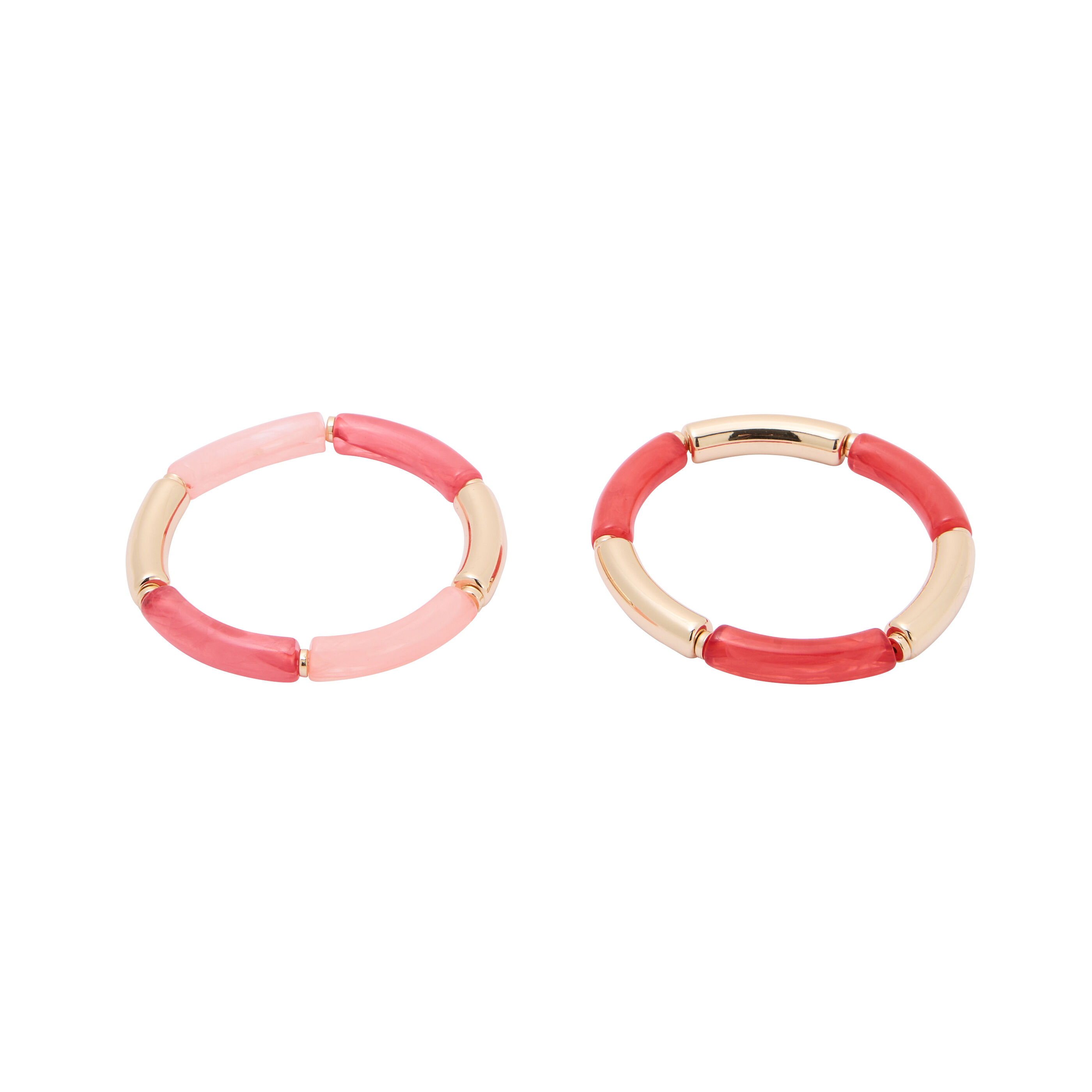 Set de 2 bracelets &eacute;lastiques femme