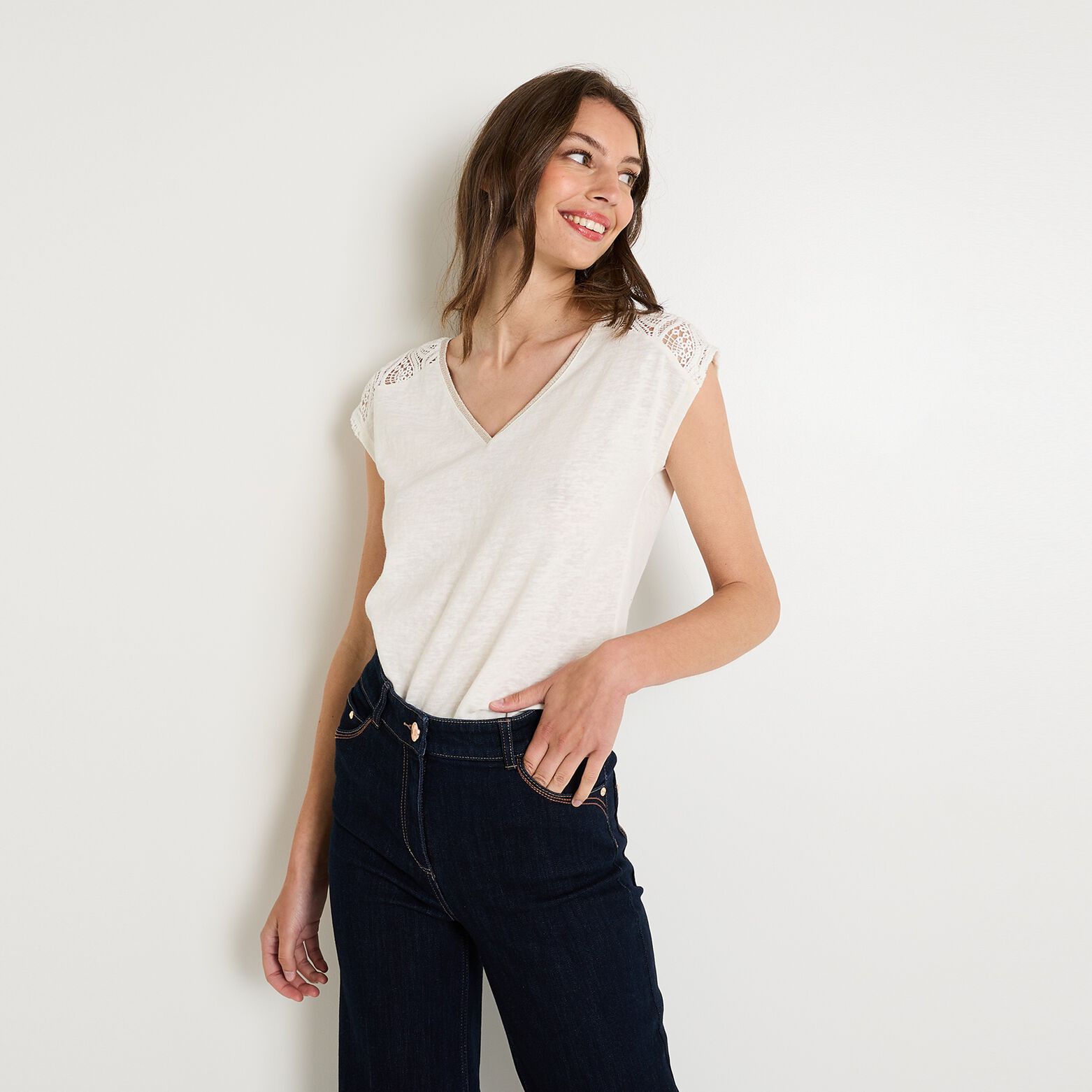 Tshirt uni femme