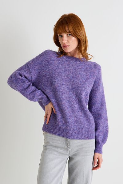 Pull col rond femme