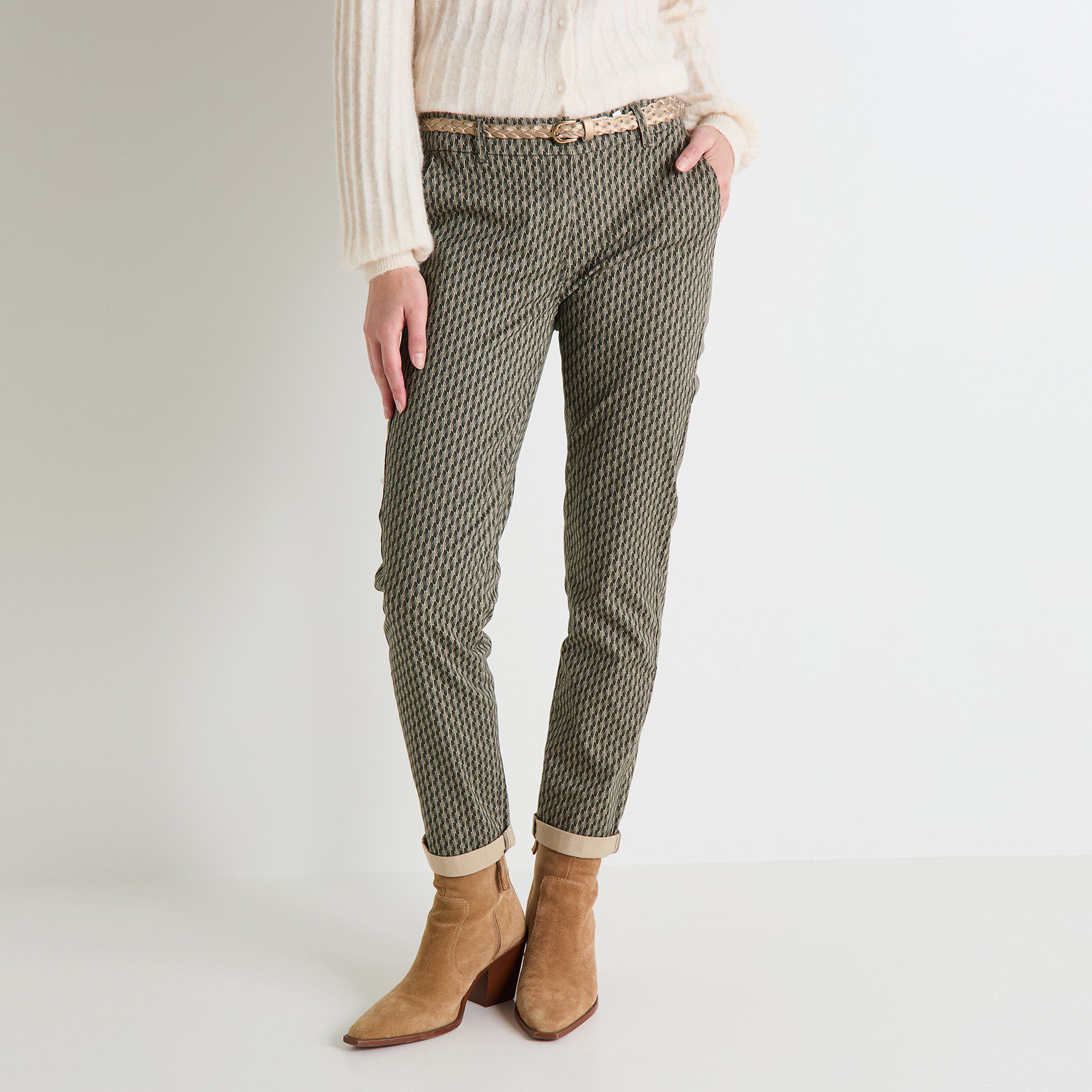 Pantalon chino femme
