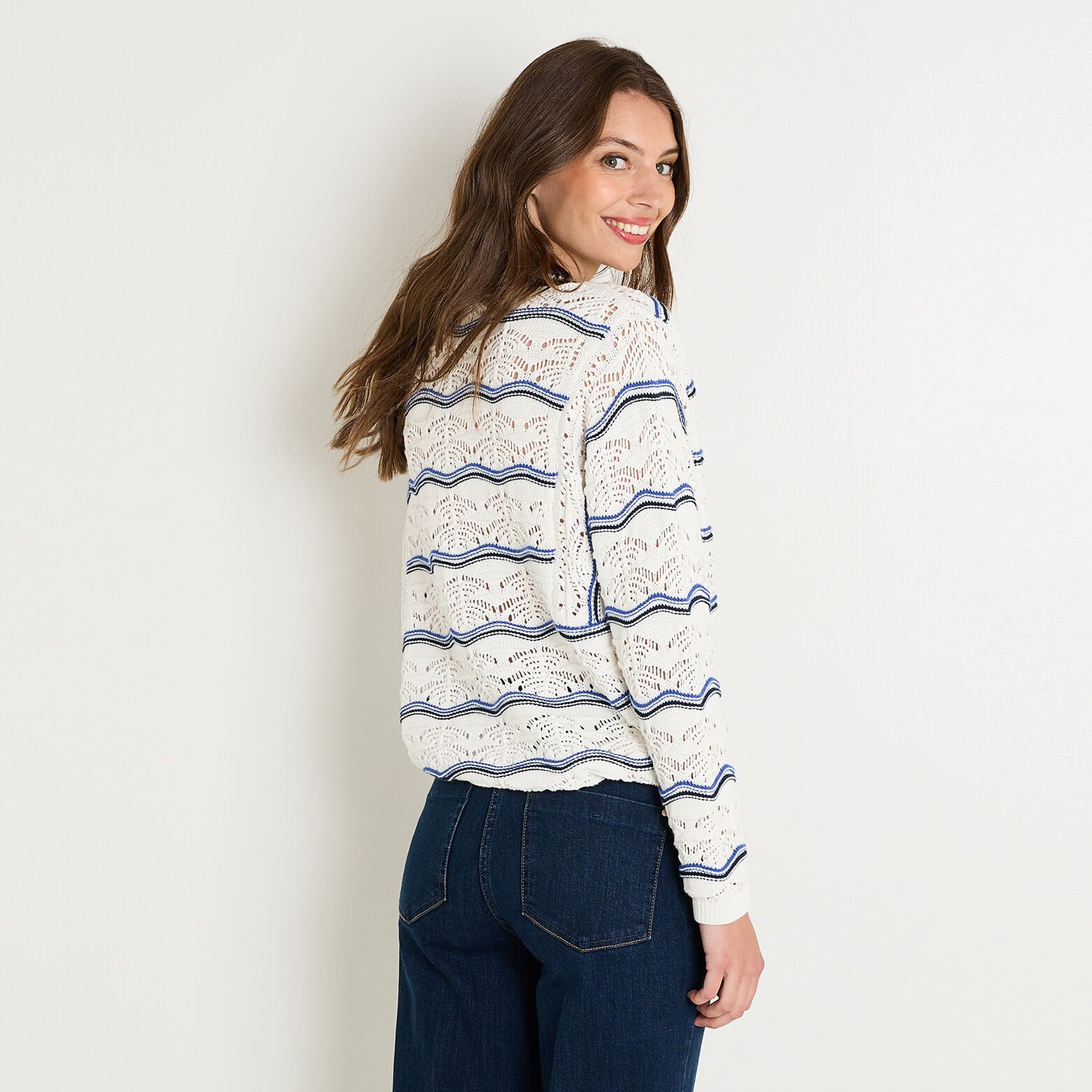 Pull manches longues femme