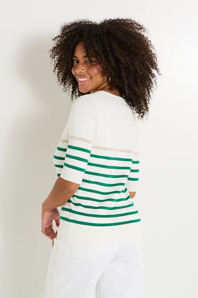 Pull manches courtes femme