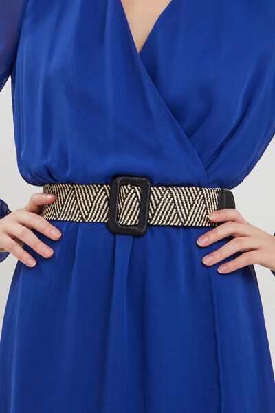 Ceinture large élastiquée femme