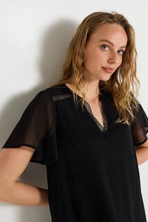 Robe col V femme