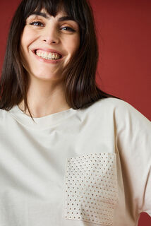 T-shirt col rond femme