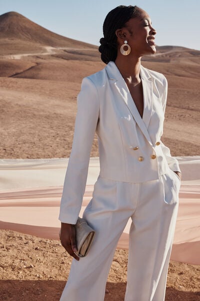 Blazer double boutonnage femme