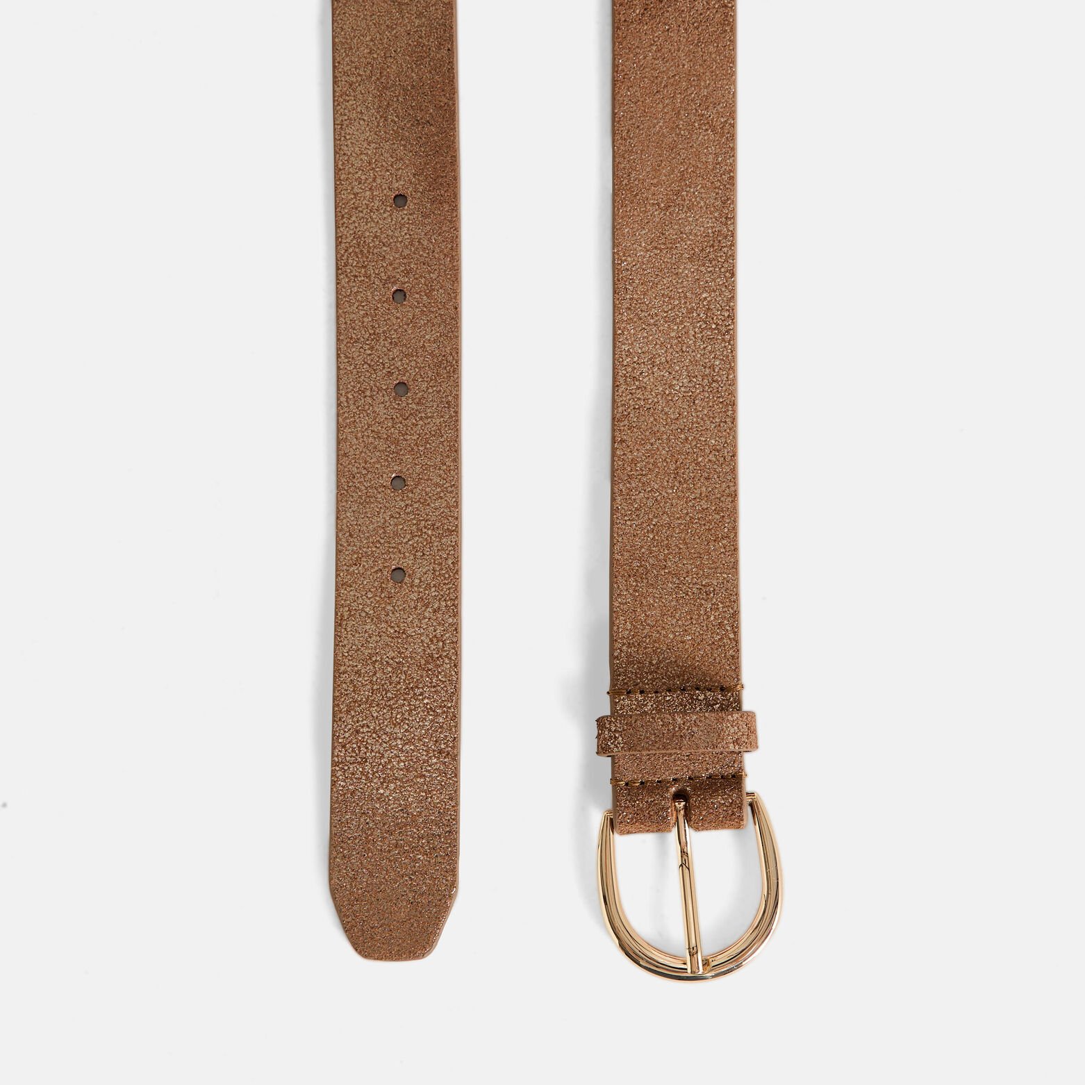 Ceinture croûte de cuir femme