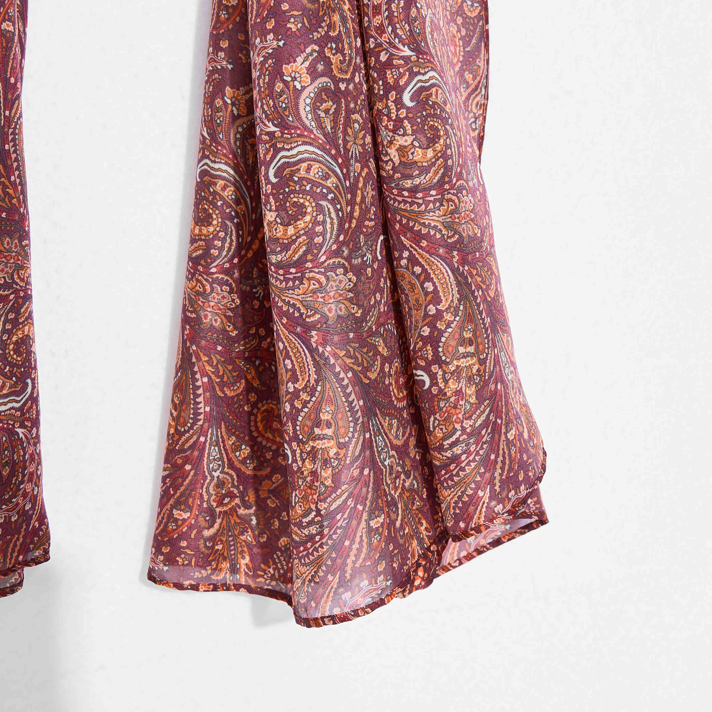 Foulard motif cachemire femme