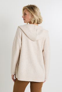 Gilet à capuche femme