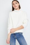 Pull col roulé uni femme
