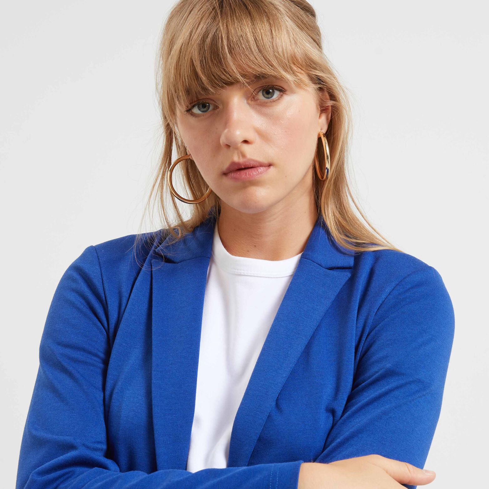 Veste tailleur en maille femme