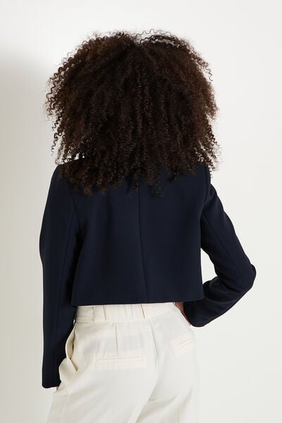 Veste col rond femme
