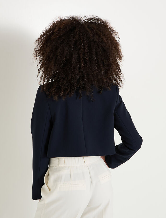 Veste col rond femme