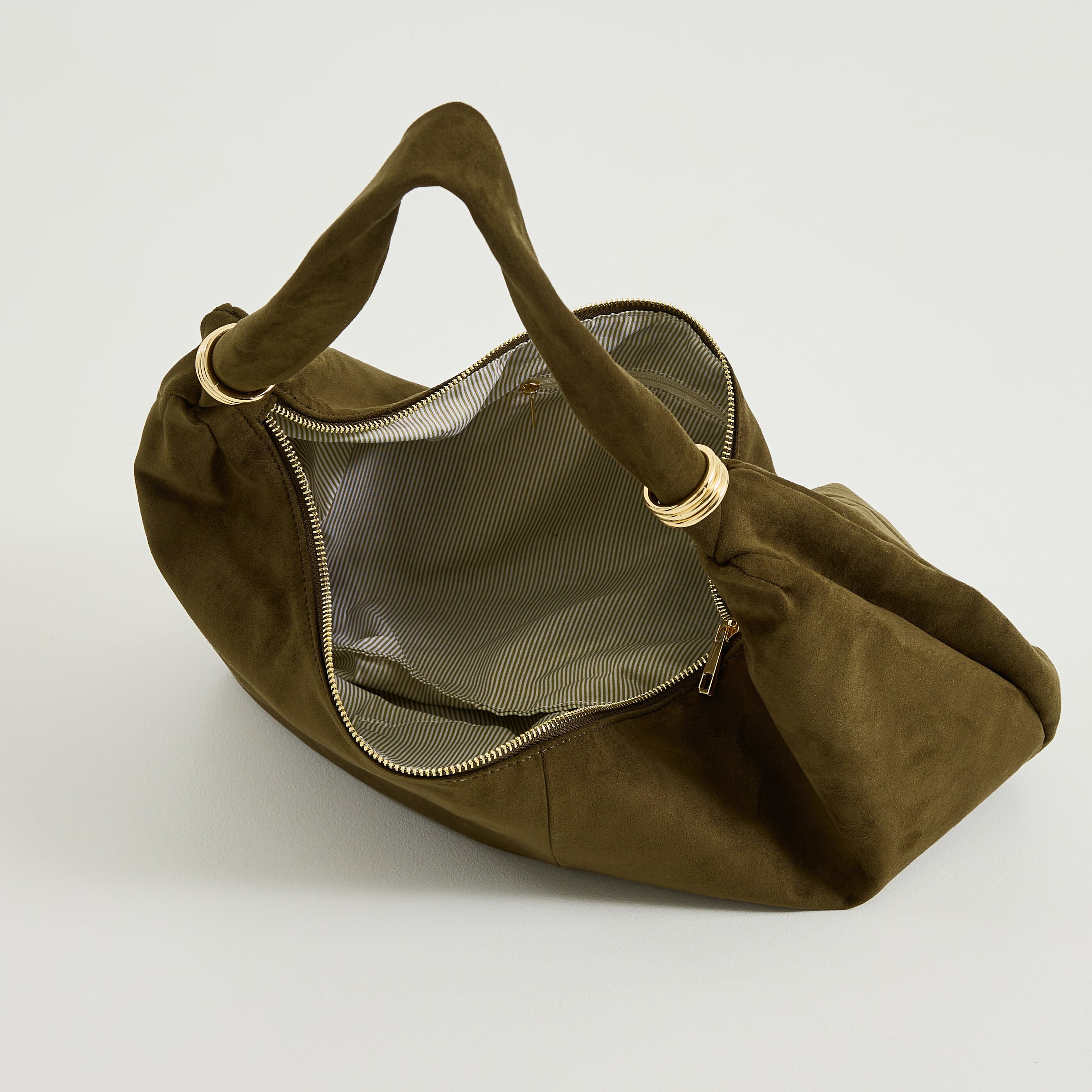 Sac port&eacute; &eacute;paule avec anneaux femme