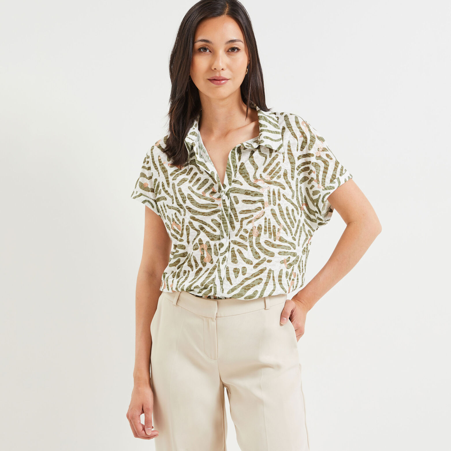Tshirt style chemise femme