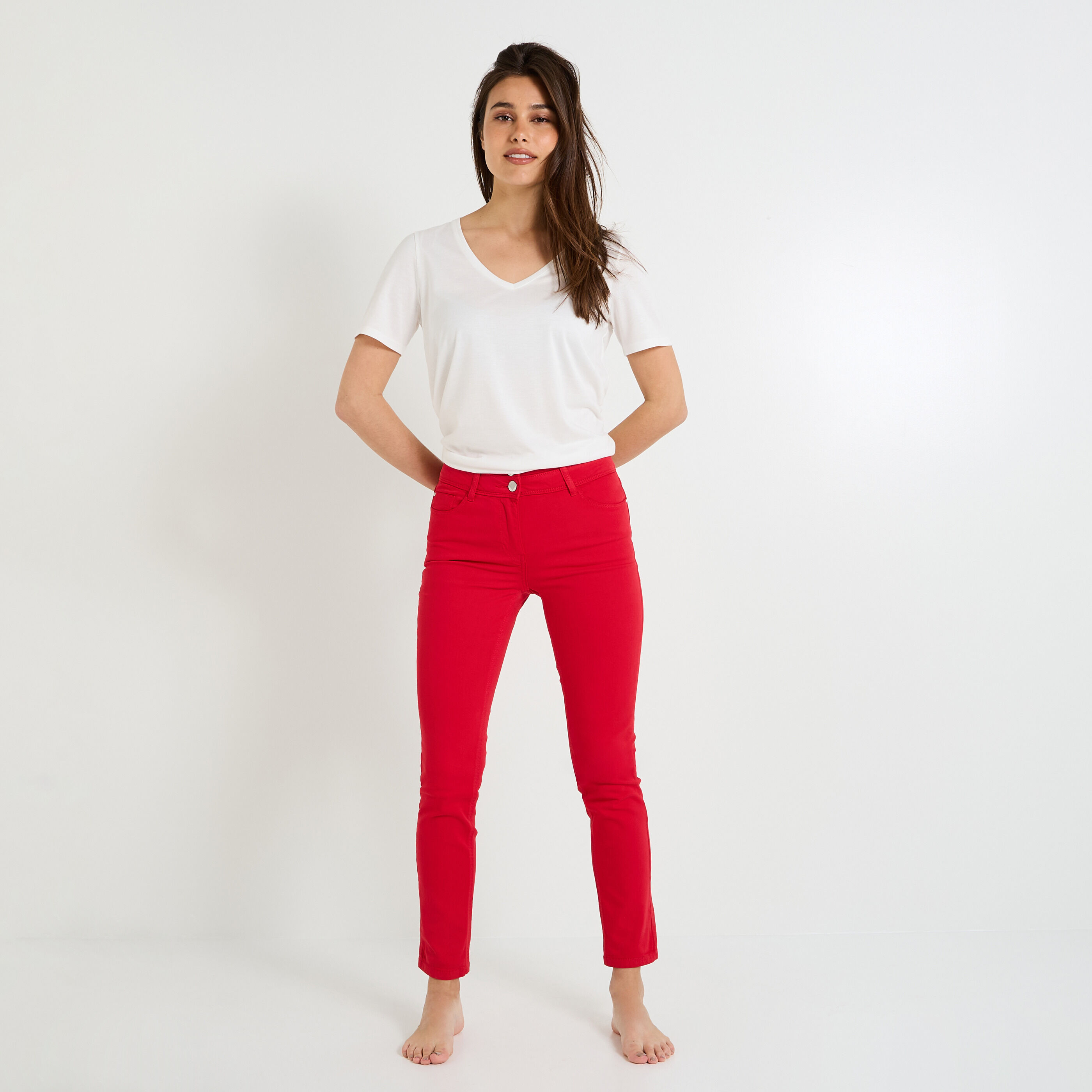 Jean raccourci HANOI R02 femme