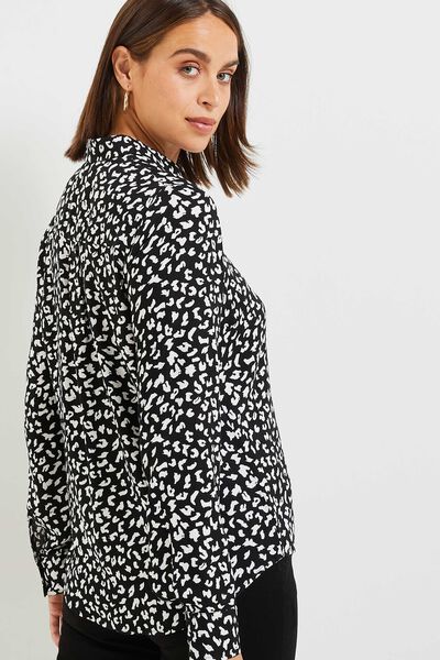 Chemise imprimée femme
