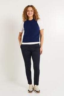 Pantalon tall raccourci femme