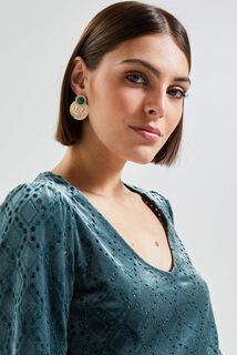 Blouse velours femme