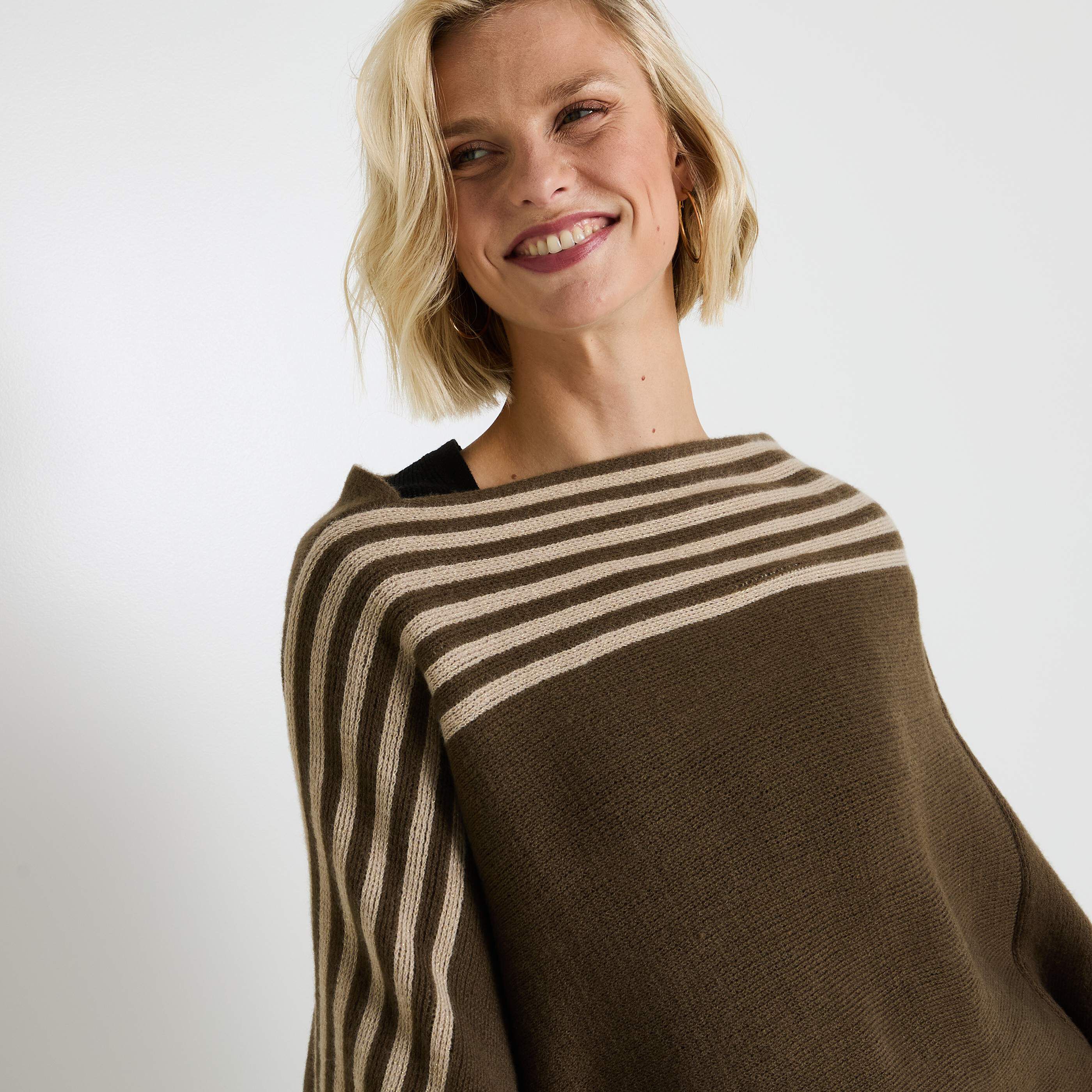 Poncho femme