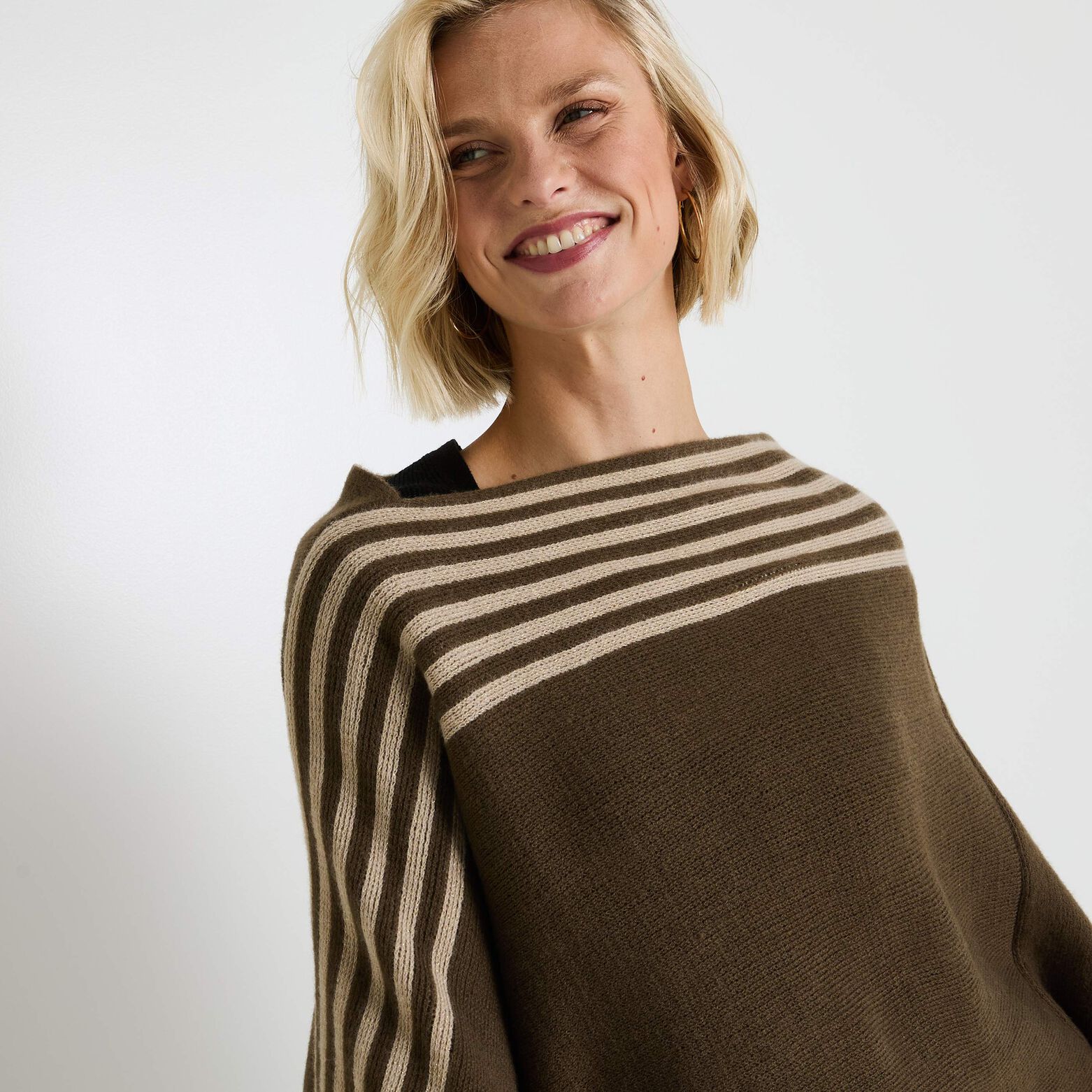 Poncho femme